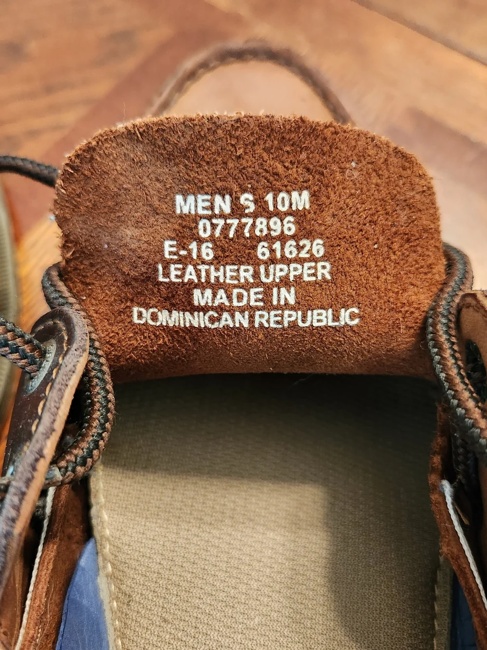 Sperry Top Sider Men's 10M Brown Two-Tone Suede Leather Boat Shoes Rubber Sole